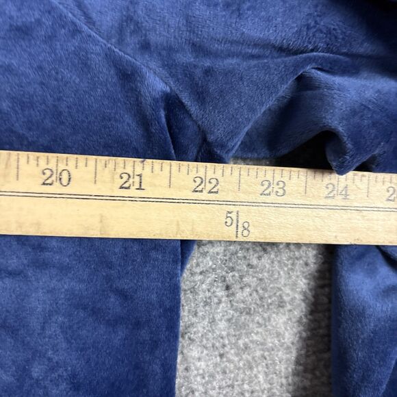 J.CREW Sweatshirt Hoodie Womens M Blue Saphire Velour Active Cozy - Picture 6 of 9